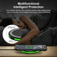 thumbnail image 6 of Wireless Charger, Hootek 15W Fast Wireless Charger Samsung Android Fast Wireless Charging Pad Compatible with iPhone 16/15/14, Samsung Galaxy S22/S21/S20,Wireless Charger Station, Black, 6 of 8