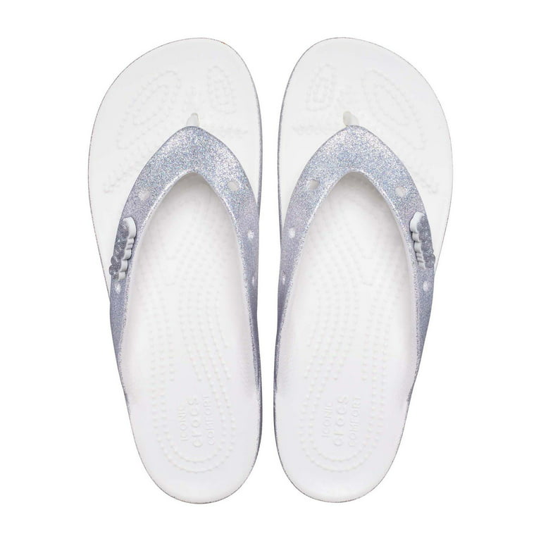 Crocs Women's Classic Platform Flip-flop Glitter - Walmart.com