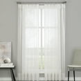 thumbnail image 4 of Curtainworks Soho Voile Solid Semi-Sheer Single Curtain Panel, 4 of 4
