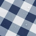 thumbnail image 5 of Hiasan Buffalo Plaid Tablecloth Square, 60 x 60 Inches - Waterproof & Washable Polyester Fabric Checkered Table Cover for Dining, Outdoor Picnic and Party (Navy Blue and White), 5 of 9