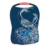 ABPHQTO Beautiful Peacock Nursing Cover Baby Breastfeeding Infant Feeding Cover Baby Car Seat Cover Infant Stroller Cover Carseat Canopy Breathable