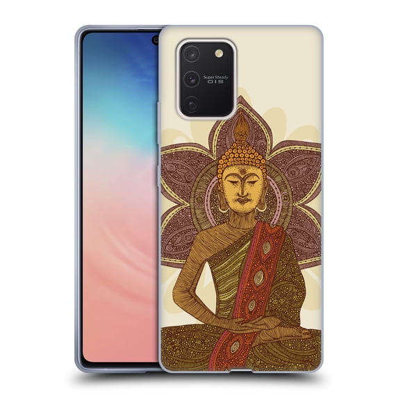 Head Case Designs Officially Licensed Valentina Symbols Illustration Sitting Buddha Soft Gel Case Compatible with Samsung Galaxy S10 Lite
