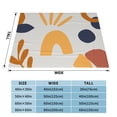 thumbnail image 6 of Abstract Pastel Art Patterns Throw Blanket, Super Soft Anti-Pilling Flannel Bed Blankets, 40"x30", 6 of 8
