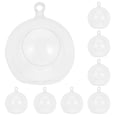 thumbnail image 1 of 12 piezas colgante colgante de bola árbol de navidad adorno de bola transparente favores de regalo para niños, 1 of 5