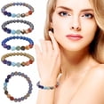thumbnail image 1 of Fiudx Pulsera de Chakras, Ajustable, Contaminantes de Piedra, Difusor de Aceites, Accesorio de Meditación de Yoga, Ideal de Aromaterapia, Joyería Unisex, Talla 18 Cm., 1 of 1