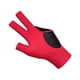 thumbnail image 2 of Guante de billar de tres dedos, guantes de billar, guantes deportivos, guantes de billar portátiles y transpirables. rojo, 2 of 9