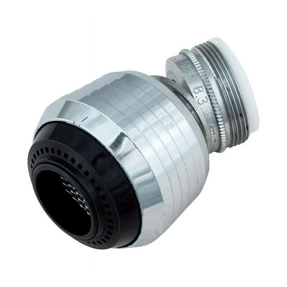 Whedon Standard Superspray Swivel Spray And Stream Aerator 2.2 Gpm 15/16 - 27 Abs,Brass,Chrome Male