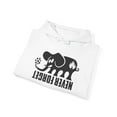 thumbnail image 3 of Never Forget Elephant Black Label Design Skateboards Skate Hoodie Sweatshirt  - L / White, 3 of 4
