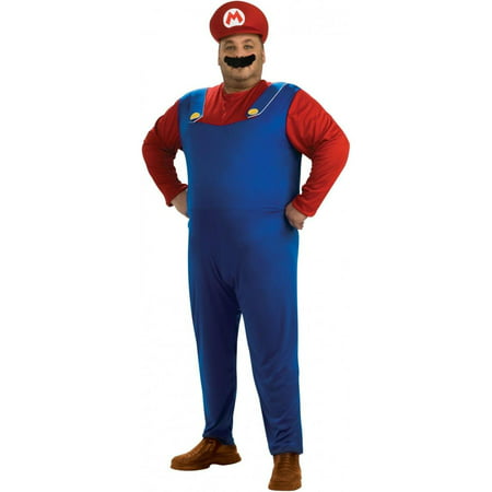 Super Mario Bros. Mario Adult Plus Halloween Costume