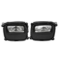 thumbnail image 4 of 2 uds luces de circulación diurna LED para coche, luz antiniebla, luz de circulación diurna, lámpara frontal impermeable con montaje de lámpa shamjiam Luces de niebla del coche, 4 of 5