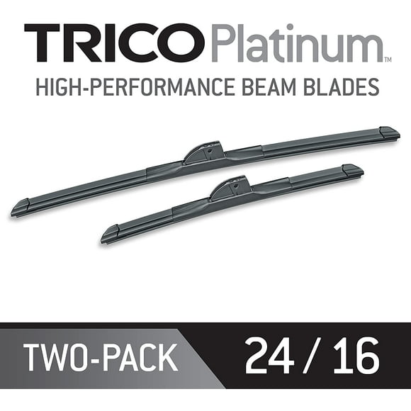 Trico - 25-2416 TRICO Black High Performance Premium Beam Wiper Blades - 24"+ 16" (Pack of 2)
