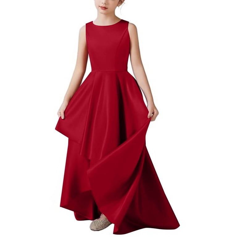 plain formal dresses Simple black satin long prom dress black satin evening dress main image 1