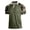 Camouflage, variant on Men’s Short Sleeve Polo Shirt with Digital Camouflage Print Raglan Sleeves and 1776 Number Embroidery Classic Collar Button Placket Army Green 4XL