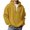 AB199 Yellow, variant on Bainana Half Zip Hoodies For Mens Long Sleeve Breathable Hoody Solid Color Hooded Tops Everyday Wear Fall Outfit Size L