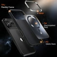 thumbnail image 2 of JETech Magnetic Case for iPhone 17 Pro 6.3-Inch Compatible with MagSafe (Black), 2 of 6