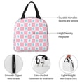 thumbnail image 5 of Lsque Checkerboard With Snowflake Pattern Lunch Bag Women/Men Insulated Lunch Box,Small Leakproof Cooler Food Lunch Containers Reusable High Capacity Lunch Tote Bags, 5 of 6