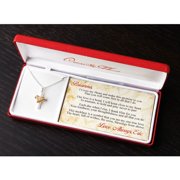Personalized Cross My Heart Necklace