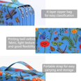 thumbnail image 3 of GHSDFBB Twill Fabric Pencil Case with Zipper Closure, Blue, 200 Count, 3 of 6