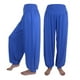 thumbnail image 4 of ICHUANYI Clearance Fashion Women's Elastic Loose Relaxed Cotton Soft Yoga Sports Dance Pants(Blue, L) ICHUANYI WER2023080809504, 4 of 4