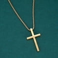 thumbnail image 4 of Stainless Steel Cross Necklace, 4 of 4
