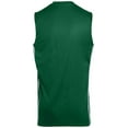 thumbnail image 2 of Augusta 1180A Adults Winning Streak Game Jersey - Dark Green & White- 3X, 2 of 5
