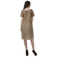 thumbnail image 6 of Moomaya Short Sleeve Dresses Plus Size Women Scoop Neck Mini Tunic Dresss, 6 of 6