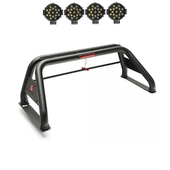 Black Horse Offroad RB001BK-PLB Truck Bed Bar