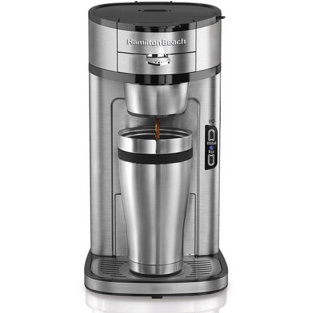 Hamilton Beach The Scoop Single Serve Coffee Maker, Stainless Steel | 49981 - image 5 of 10