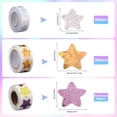 thumbnail image 2 of 1500Pcs 3Styles Star Stickers Glitter Foil Star Sticker Labels 1 Inch Shiny Star Sticker Waterproof Sticker for Festival Holiday Wedding Presents Decoration Mixed Color, 2 of 6