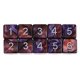 thumbnail image 2 of D6 Dados De 6 Caras Color Púrpura Para Table Games 20 Pedazos, 2 of 9