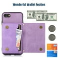 thumbnail image 3 of Nalacover Wallet Crossbody for iPhone 7 Plus/8 Plus Phone Case with Lanyard Strap Credit Card Holder, PU Leather Protective Handbag Purse Kickstand Bling Diamond Cover Women Girl, Purple, 3 of 10