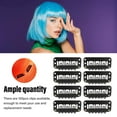 thumbnail image 3 of Hair Extension Clips, Hair Clips Safe To Use Black Strong 100Pcs Stainless Steel  For DIY, 3 of 8