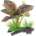 thumbnail image 1 of Habitat Artificiel Plante Résine Réservoir pour Reptiles Terrarium Installation Lot de 1 5.1X3.7X2.6In, 1 of 9