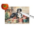 thumbnail image 2 of Bernese Mountain Dog Cozy Christmas Glass Cutting Board Large 12 in x 15 in, 2 of 5