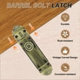 thumbnail image 4 of Uxcell Barrel Bolt Latch, Vintage Sliding Lock with Mounting Screws for Wooden Door Barn Fence Shed Window Green Bronze 4 Inch, 4 of 7