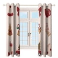 thumbnail image 4 of Christmas Items Collection Blackout Window Curtains for Bedroom Living Room Kicthen High Shading 2 Panels, 4 of 6