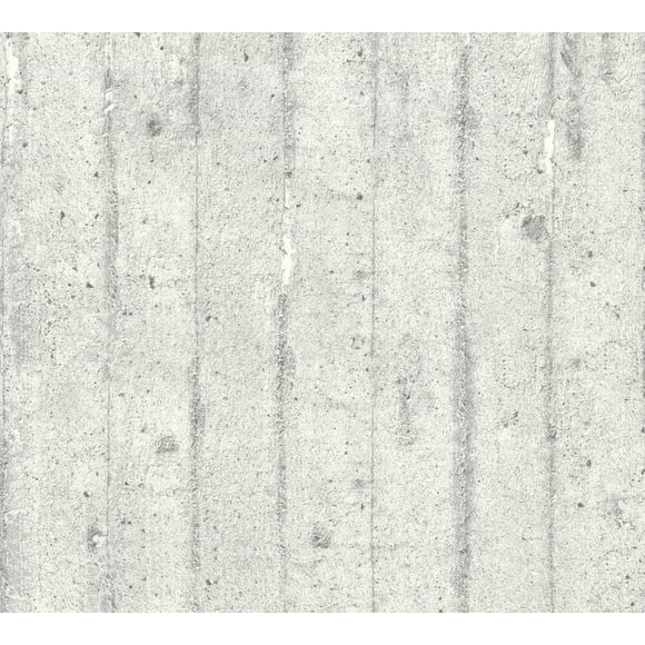 Best of Wood'n Stone, Modern Wood Stone Brick Cream Wallpaper Roll