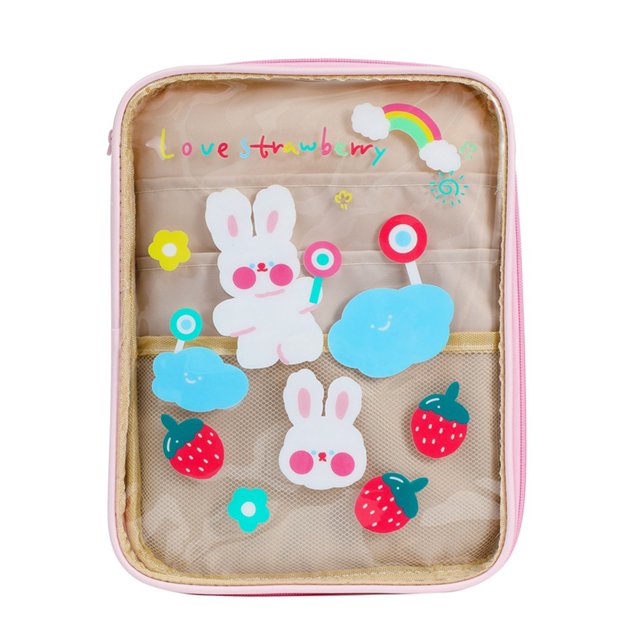 Bolsa Titular De La Tableta Bolso Estuche para computadora portátil de almacenamiento de tableta con estampado de dibujos animados transparente lindo para iPad Pro de 11 pulgadas