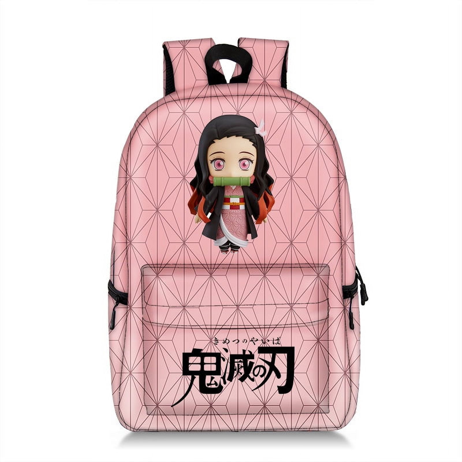 11pcs/set Demon Slayer Nezuko School Bag + lunch box bag 