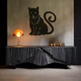 thumbnail image 2 of LaModaHome Exclusive Black Cat Metal Wall Decor – Durable & Artistic Metal Wall Art for Home and Office Decor, Perfect for Any Interior Design Aesthetic, 2 of 5