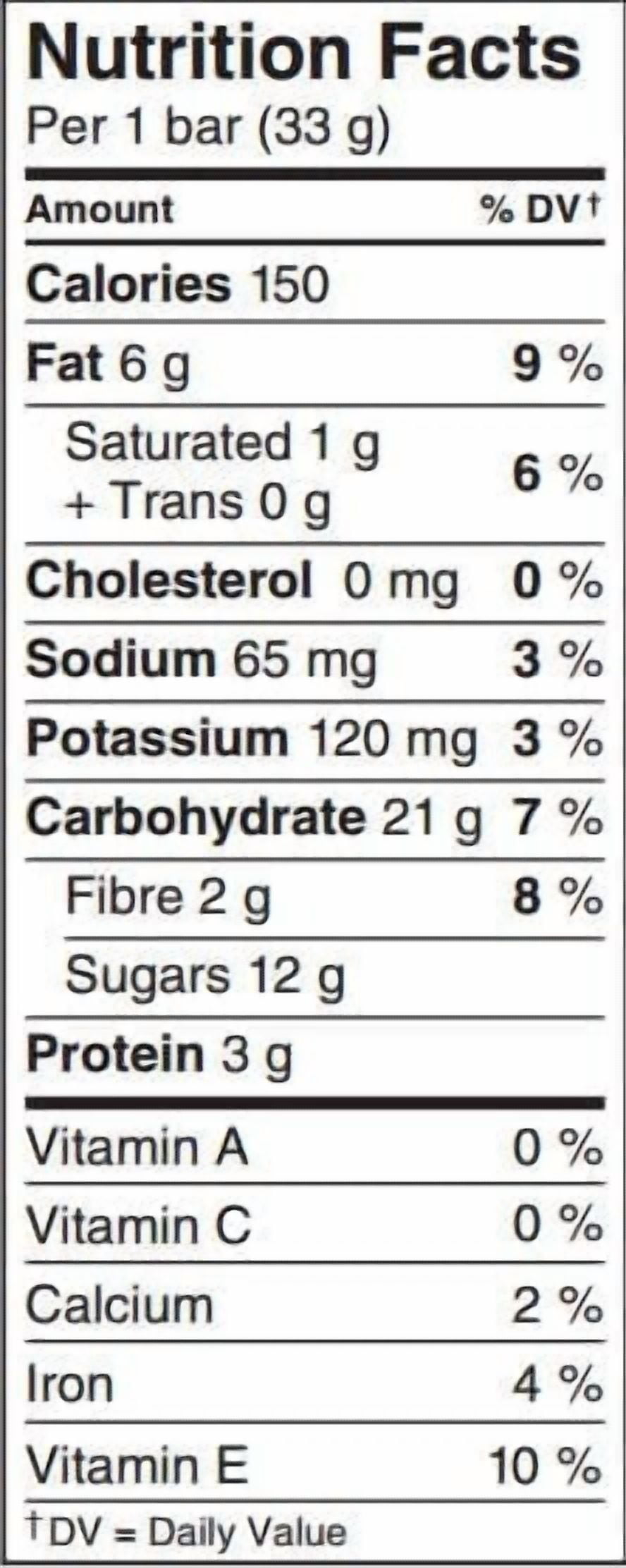 Barres Special K Noix et grain Canneberges et amandes 165 g, 5 barres 165 g, 5 barres