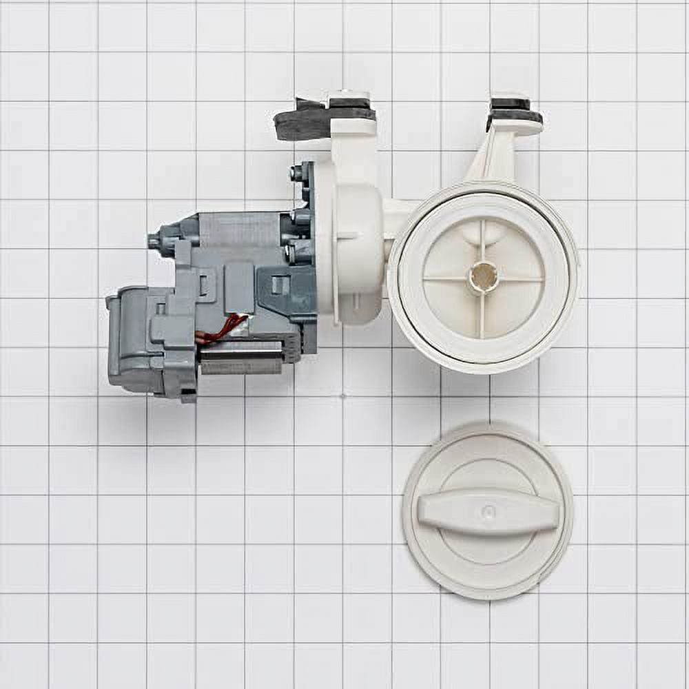 Whirlpool WPW10730972 Washer Water Pump, White