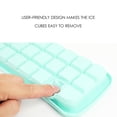 thumbnail image 5 of Silicone Ice Cube Tray Ice Cube Mold Container Frozen Cubes 24 Compartments with Lid for Bars Households Party, 5 of 9