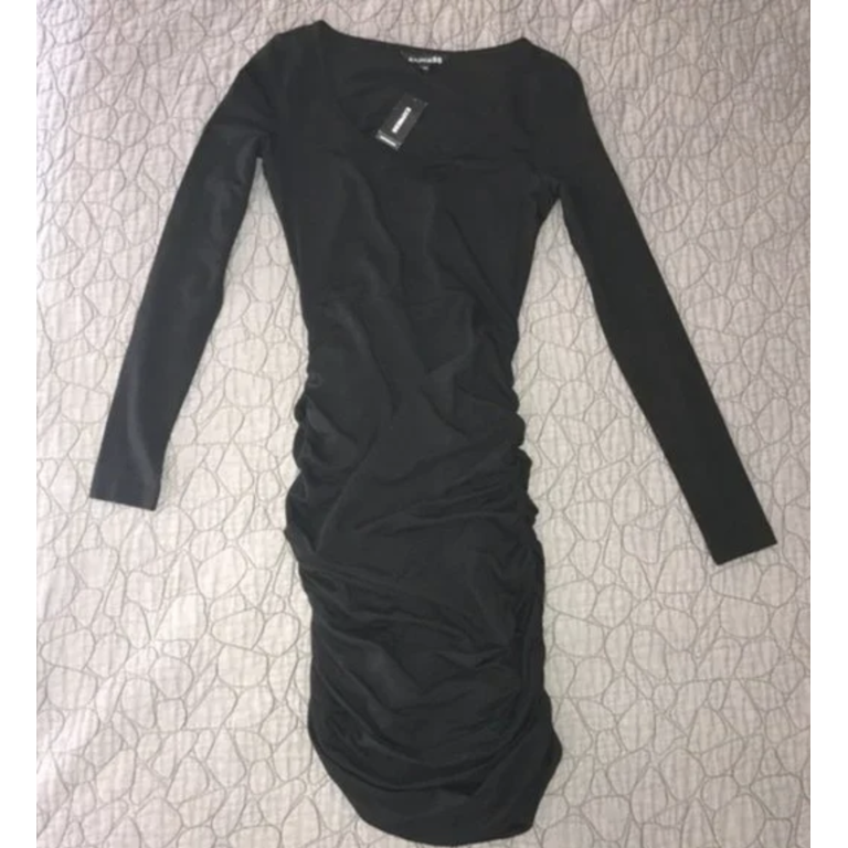 cotton shift dress Juana Women's Denim Atelier Shift Dress - Black main image 1