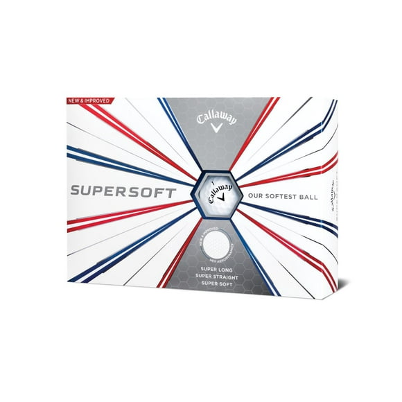 Callaway Supersoft 2019 Golf Balls, Super Long. Super Straight. Super Soft.