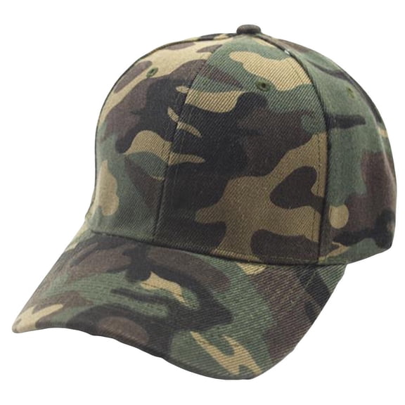 BWASD Mens Womens Baseball Cap Camouflage Adjustable Snapback Hat Unisex Hip Hop Trucker Caps Running Workouts and Outdoor Casual Profile Fashion Green