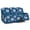 Blue Polynesian Flower, variant on FKELYI Blue Polynesian Flower Print Stretch Recliner Chair Slipcovers 8 Pcs Set Recliner Sofa Couch Protective Covers Anti-Dust Non-Slip Reclining Couch Slipcover