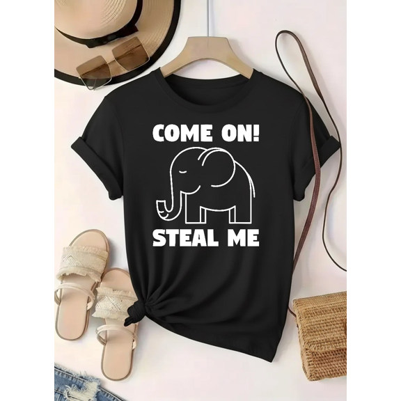 White Elephant Office Party Humor Come On Steal Me Funny Gift Unisex T-Shirt up to Size 5XL