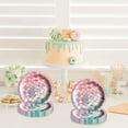 thumbnail image 6 of Steadline Mermaid Theme Party Tableware Set - Colorful Scale Pattern Disposable Plates Cups Napkins - Under The Sea Birthday Decorations for Girls Teen Beach Theme Celebration, 6 of 6