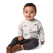 Modern Moments by Gerber Baby Boy Top and Harem Pant with Pocket Outfit Set, Sizes 0/3 Months - 24 Months